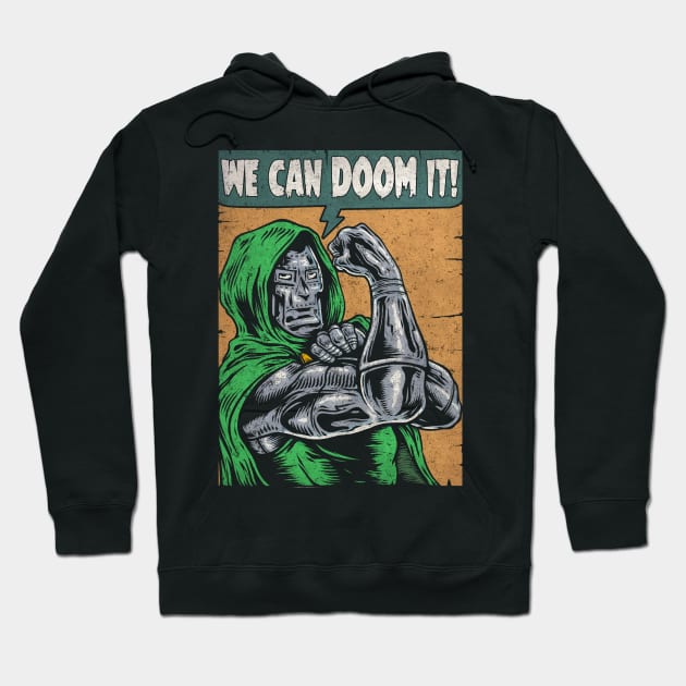 "WE CAN DOOM IT" Hoodie by joeyjamesartworx